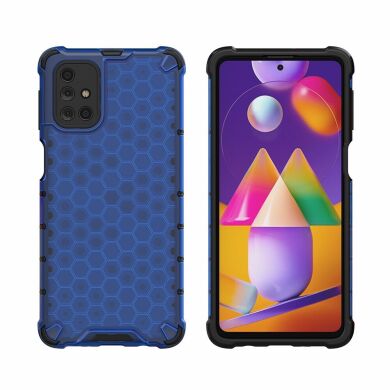 Захисний чохол Deexe Honeycomb Series для Samsung Galaxy M31s (M317) - Blue
