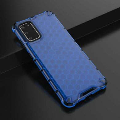 Защитный чехол Deexe Honeycomb Series для Samsung Galaxy S20 Plus (G985) - Blue