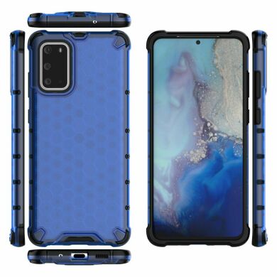 Защитный чехол Deexe Honeycomb Series для Samsung Galaxy S20 Plus (G985) - Blue