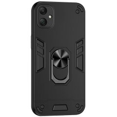 Защитный чехол Deexe Hybrid Shell для Samsung Galaxy A06 (A065) - Black