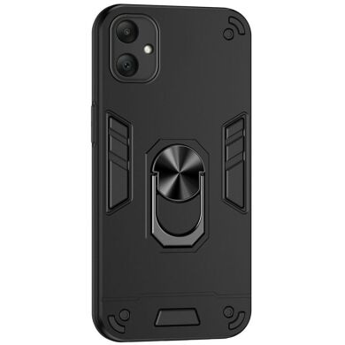 Защитный чехол Deexe Hybrid Shell для Samsung Galaxy A06 (A065) - Black