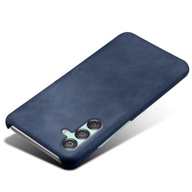 Защитный чехол Deexe Leather Back Cover для Samsung Galaxy M15 (M156) - Blue