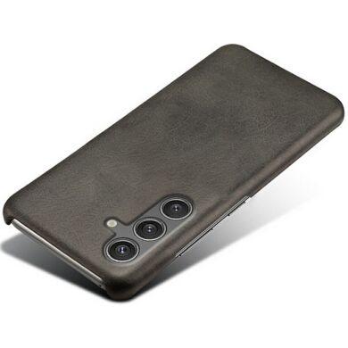 Защитный чехол Deexe Leather Back Cover для Samsung Galaxy S25 (S931) - Black