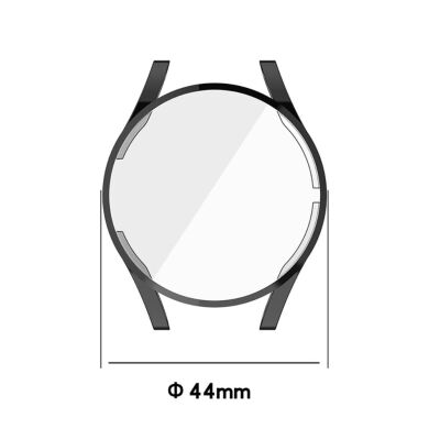 Защитный чехол Deexe Protective Frame для Samsung Galaxy Watch 4 (44mm) - Transparent