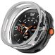 Защитный чехол Deexe Protective Frame для Samsung Galaxy Watch 8 Classic - Silver. Фото 1 из 3
