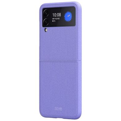 Защитный чехол Deexe Rock Sand для Samsung Galaxy Flip 3 - Purple