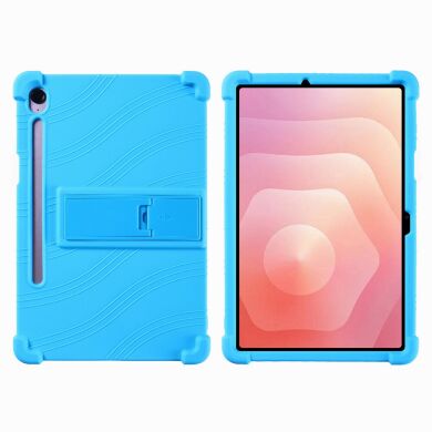 Защитный чехол Deexe Silicone Kickstand для Samsung Galaxy Tab S11 (X730/X736) - Baby Blue