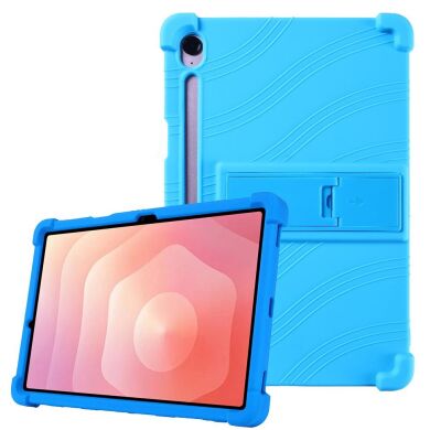 Защитный чехол Deexe Silicone Kickstand для Samsung Galaxy Tab S11 (X730/X736) - Baby Blue