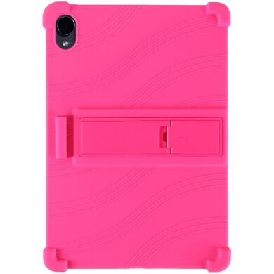 Защитный чехол Deexe Silicone Kickstand для Samsung Galaxy Tab S12 Plus - Rose