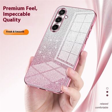 Захисний чохол Deexe Sparkles Cover для Samsung Galaxy S26 Plus - Transparent