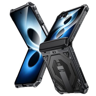 Защитный чехол Deexe Tank Stand для Samsung Galaxy Flip 8 - Black