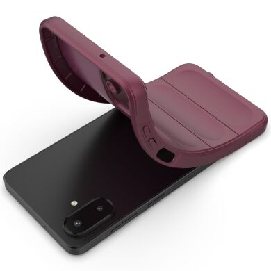 Защитный чехол Deexe Terra Case для Samsung Galaxy A07 (A075) - Wine Red