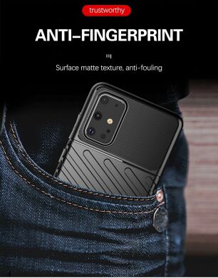 Защитный чехол Deexe Thunder Series для Samsung Galaxy S20 Plus (G985) - Black
