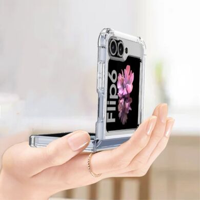 Защитный чехол GKK AirBag для Samsung Galaxy Flip 6 - Transparent Purple