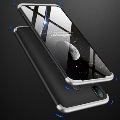 Защитный чехол GKK Double Dip Case для Samsung Galaxy M20 (M205) - Black Silver