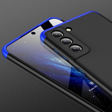 Захисний чохол GKK Double Dip Case для Samsung Galaxy S21 (G991) - Black / Blue