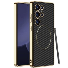 Захисний чохол GKK Electro Armor для Samsung Galaxy S24 Ultra (S928) - Carbon Fiber