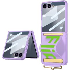 Защитный чехол GKK Strap Cover для Samsung Galaxy Flip 7 - Purple