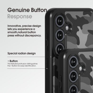 Защитный чехол IBMRS Military для Samsung Galaxy S24 FE (S721) - Grid Camouflage