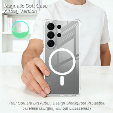 Захисний чохол IMAK Space Shield MagSafe для Samsung Galaxy S26 Ultra (S948) - Transparent