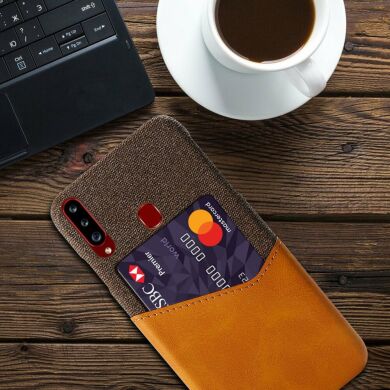 Захисний чохол KSQ Business Pocket для Samsung Galaxy A20s (A207) - Brown
