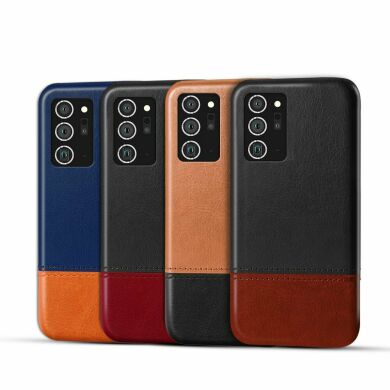 Защитный чехол KSQ Dual Color для Samsung Galaxy Note 20 (N980) - Black / Dark Brown