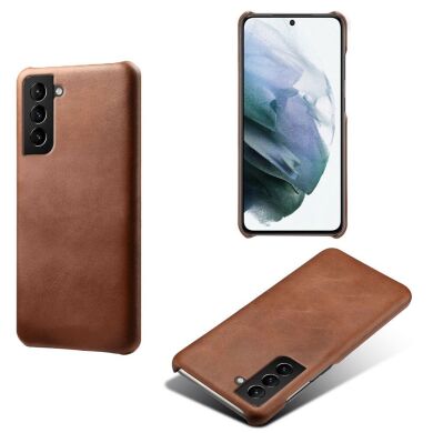 Захисний чохол KSQ Leather Cover для Samsung Galaxy S22 Plus - Brown