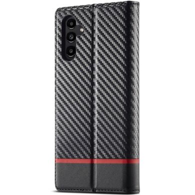 Защитный чехол LC.IMEEKE Carbon Fiber для Samsung Galaxy A56 (A566) - Horizontal Stripe