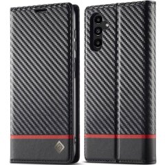 Защитный чехол LC.IMEEKE Carbon Fiber для Samsung Galaxy A56 (A566) - Horizontal Stripe