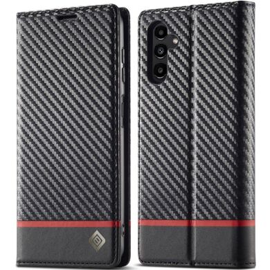 Защитный чехол LC.IMEEKE Carbon Fiber для Samsung Galaxy A56 (A566) - Horizontal Stripe