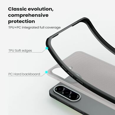 Захисний чохол NILLKIN Super Frosted Shield Pro для Samsung Galaxy A57 (A576) - Transparent Black