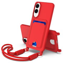 Захисний чохол Reframe Silicone Holder для Samsung Galaxy S25 Edge (S937) - Red