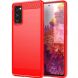 Защитный чехол UniCase Carbon для Samsung Galaxy S20 FE (G780) - Red. Фото 1 из 8