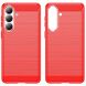 Захисний чохол UniCase Carbon для Samsung Galaxy S26 Plus - Red