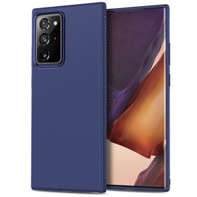 Захисний чохол UniCase Twill Soft для Samsung Galaxy Note 20 Ultra (N985) - Blue