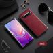 Захисний чохол X-LEVEL Leather Back Cover для Samsung Galaxy S10 (G973) - Red