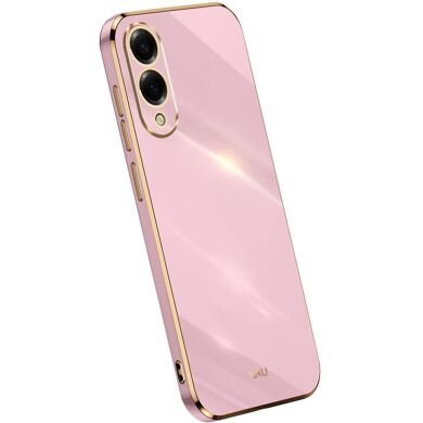 Защитный чехол XINLI Porcelain Design для Samsung Galaxy S25 Edge (S937) - Purple