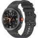 Ремешок Reframe Holes Design для Samsung Galaxy Watch 8 (40/44mm) / 8 Classic - Dark Grey. Фото 2 из 7