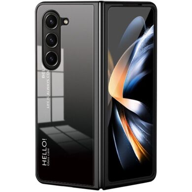 Защитный чехол Deexe Gradient Color (FF) для Samsung Galaxy Fold 5 - Black / Grey