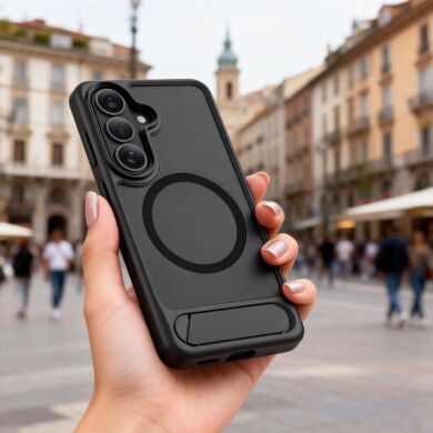 Захисний чохол Tech-Protect MagRack MagSafe для Samsung Galaxy S26 (S942) - Matte Black