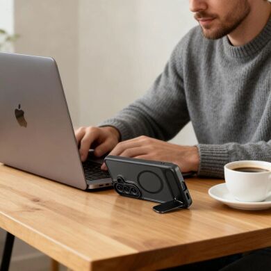 Захисний чохол Tech-Protect MagRack MagSafe для Samsung Galaxy S26 (S942) - Matte Black