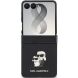 Защитный чехол Karl Lagerfeld Karl&Choupette Saffiano Pins для Samsung Galaxy Flip 8 (KLHCZF8SAPKCNPK) - Black. Фото 4 из 7