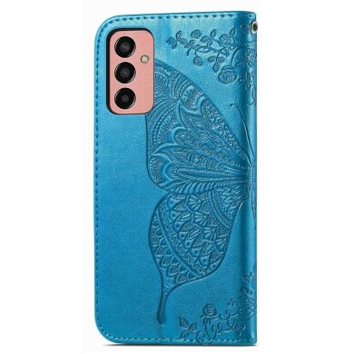 Чехол UniCase Butterfly Pattern для Samsung Galaxy M13 (M135) - Blue