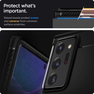 Захисний чохол Spigen (SGP) Rugged Armor для Samsung Galaxy Note 20 Ultra (N985) - Matte Black
