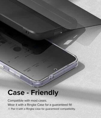 Комплект защитных стекол (2шт) Ringke Easy Slide Privacy для Samsung Galaxy S24 Plus (S926) 8800274968868 - Black