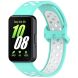 Ремешок Deexe Dot Color для Samsung Galaxy Fit 3 - Teal / White. Фото 1 из 7