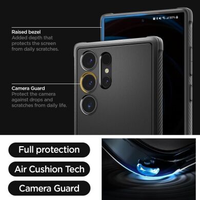 Защитный чехол Spigen (SGP) Rugged Armor для Samsung Galaxy S24 Ultra (S928) - Matte Black