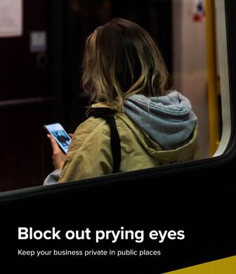 Комплект защитных стекол (2шт) Ringke Easy Slide Privacy для Samsung Galaxy S24 Plus (S926) 8800274968868 - Black