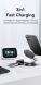 Бездротовий зарядний пристрій USAMS CD234 (15W) 3 in 1 Foldable Wireless Charge - Black