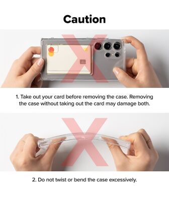 Захисний чохол Ringke Fusion Card для Samsung Galaxy A36 (A366) / A56 (A566) 8800293852179 - Clear